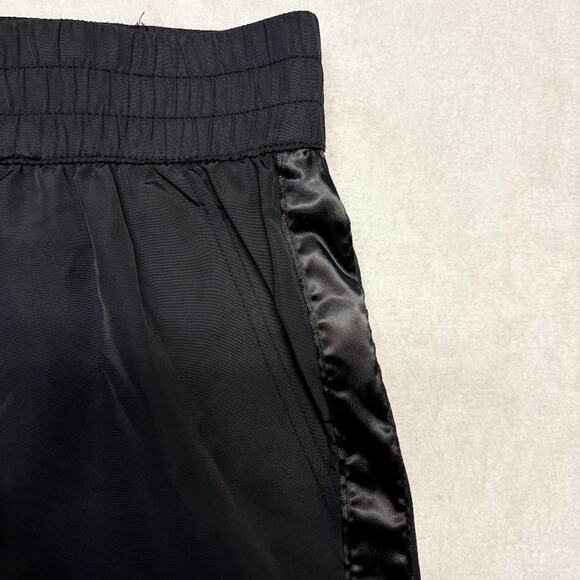 Future Collective Kahlana Brown High-Rise Nylon Ankle Zip Joggers Black Size 3X - Picture 4 of 11